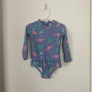 Oshkosh bgosh long sleeve swimsuit 18 mo